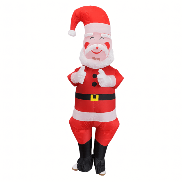 Täispuhutav jõuluvana Strój kostüüm jõuluvana pidudele