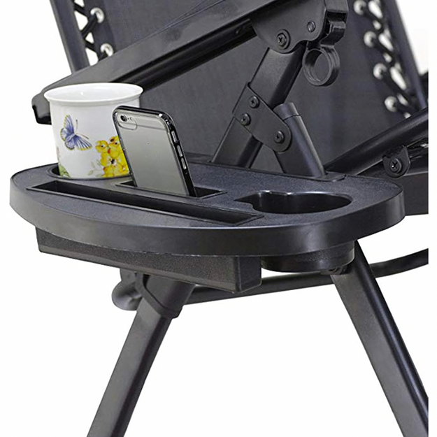 Drink Organizer Holder for Zero Gravity Deckchair with Cup Tray and Phone Holder