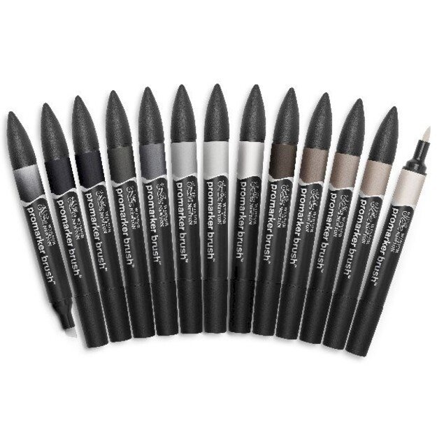 Winsor & Newton - Promarker brush neutral (12+1 pcs) (837444)