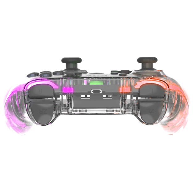 Speedlink - RAIT NX RGB Gamepad - Wireless/Wired - for PC/Android/Switch OLED/Lite, clear transparent 10