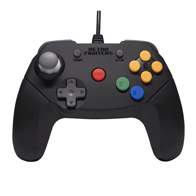 Retro-Fighters - Brawler64 Wired Controller - Black