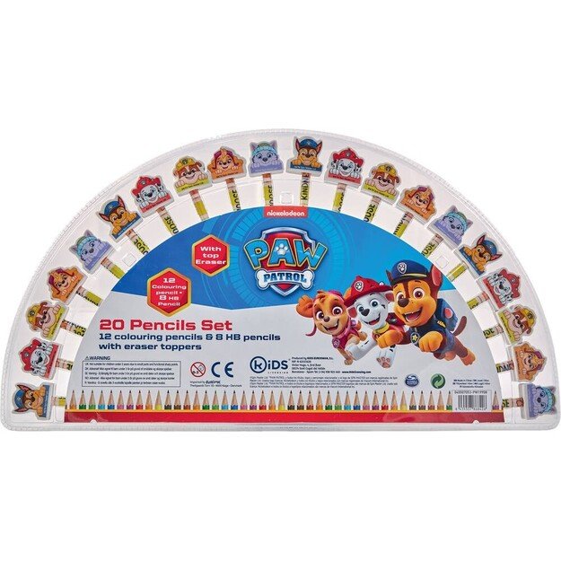 Kids Licensing - Pencils  - Paw Patrol (045507053-PW19908)