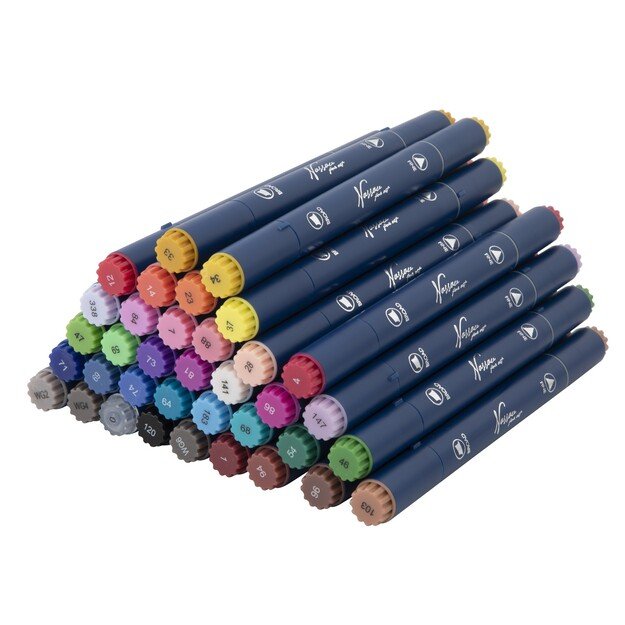 Nassau - Round dual markers (36 pcs) (AR0135/GE)