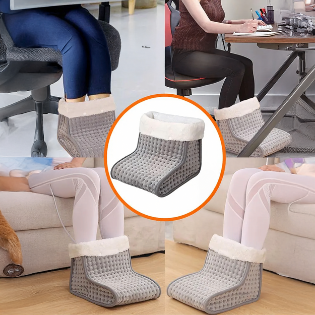 Elektriskais kāju sildītājs ar tālvadības pulti, 9 mīkstie līmeņi