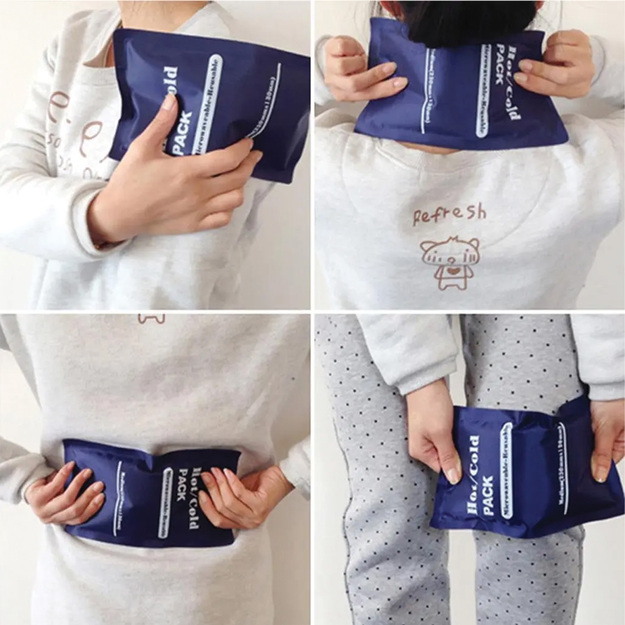 Silta, auksta, atdzesējoša želejas komprese 13x23 cm