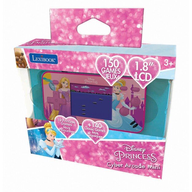 Lexibook - Disney Princess - Handheld Console Cyber Arcade® Pocket (JL1895DP) 1