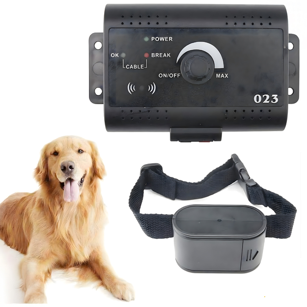 Elektriskais gans suņiem, kaķiem, rotaļu laukums, kakla siksna, žogs, 300 m komplekts