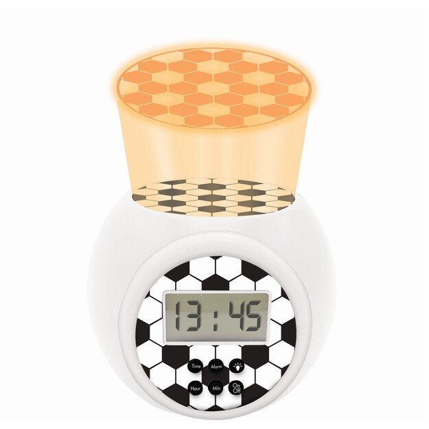 Lexibook - Projector Alarm Clock Football with Timer (RL977FO)