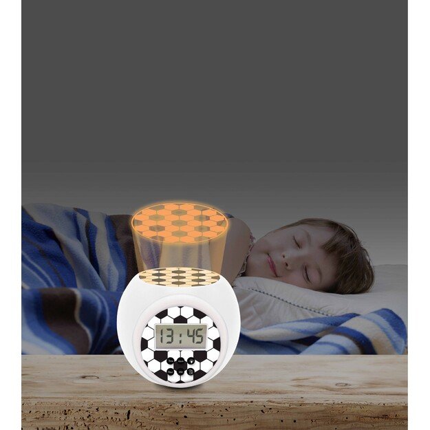 Lexibook - Projector Alarm Clock Football with Timer (RL977FO)