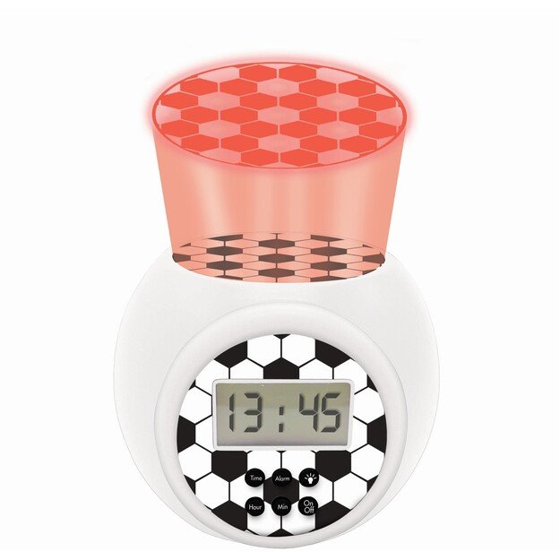 Lexibook - Projector Alarm Clock Football with Timer (RL977FO)