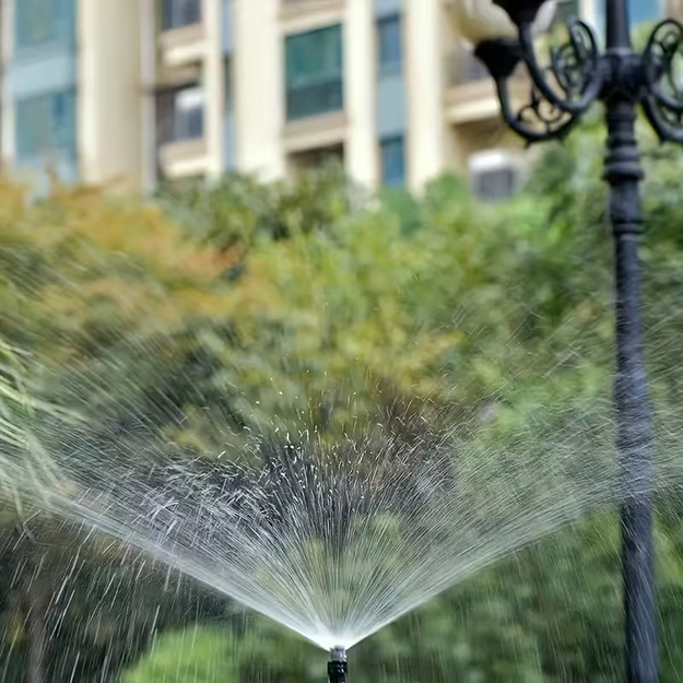 5x sodo laistymo sistemos su iššokančiais langais, 5,7 m