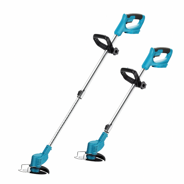 Akumuliatorinė elektrinė krūmapjovė, žolės trimeris, galingas rinkinys