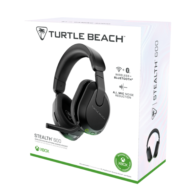 Turtle Beach Stealth 600 GEN3 Wireless Headset - Black - Xbox Series X - S/ One, PC, PS5, PS4, Switch