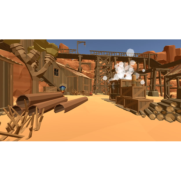 Wild West Shooter Game -Twin Wild West Shooter Revolvers Bundle (CIB)