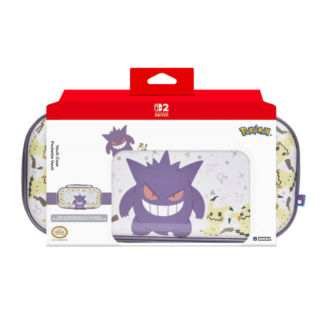HORI - Vault Case for Switch 2 - Gengar & Mimikyu - Purple
