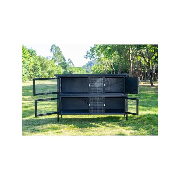 Nordic paws - Rabbit Cage outdoors   - XXL - 152 x 63 x 100cm