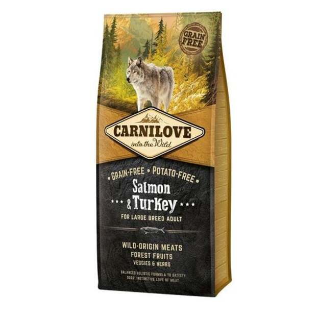 Carnilove - Dogfood Salmon & Turkey for Large Breed - Adult - 12kg