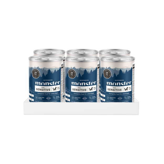 Monster Pet Food - Dog Sensitive Fish Can - 400 g