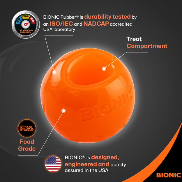 Bionic - BIONIC Ball - Orange - Small 5.8cm