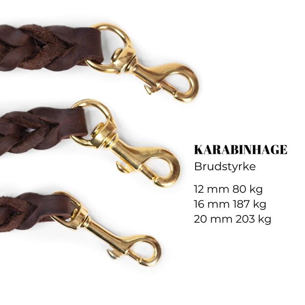 WalkFit - Tracking Leash - Brown - 12mm