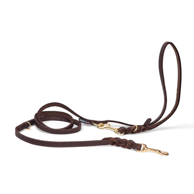 WalkFit - Tracking Leash - Brown - 12mm