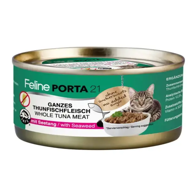 Porta21 - Feline Whole Tuna Seaweed - 156 g