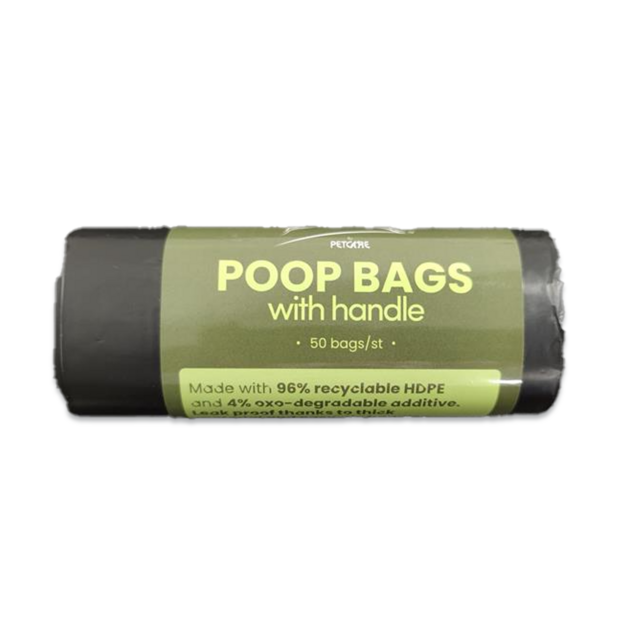 Active canis - Dog poop bags 50 pcs - with handle