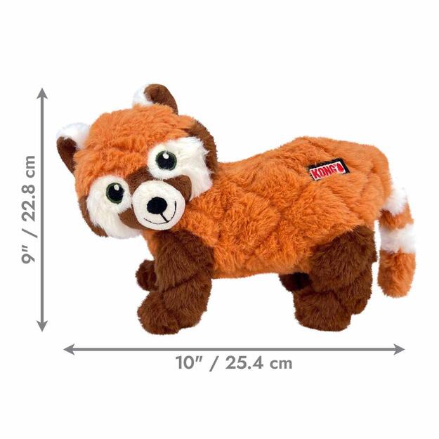 Kong - KONG SCAMPERS RED PANDA M - Red - 23x25.5x12CM