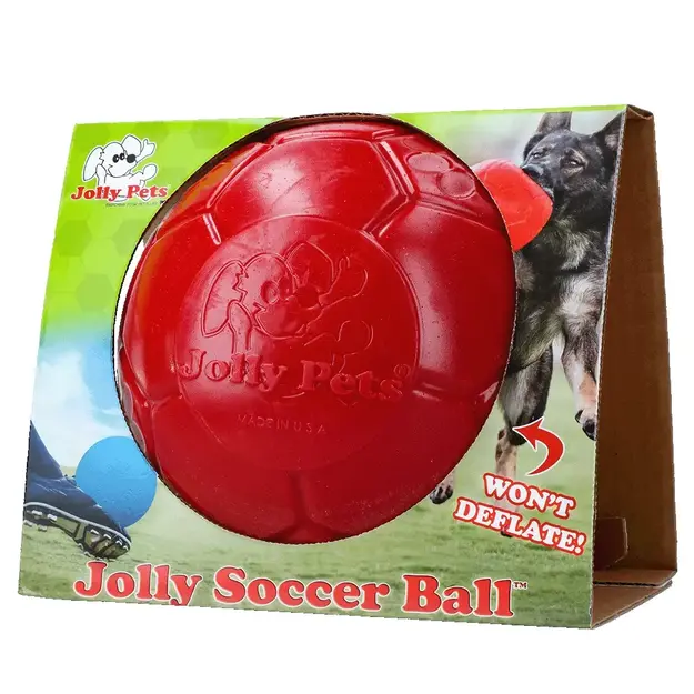 jolly pets - Jolly Soccer Ball - Red - L (20cm)
