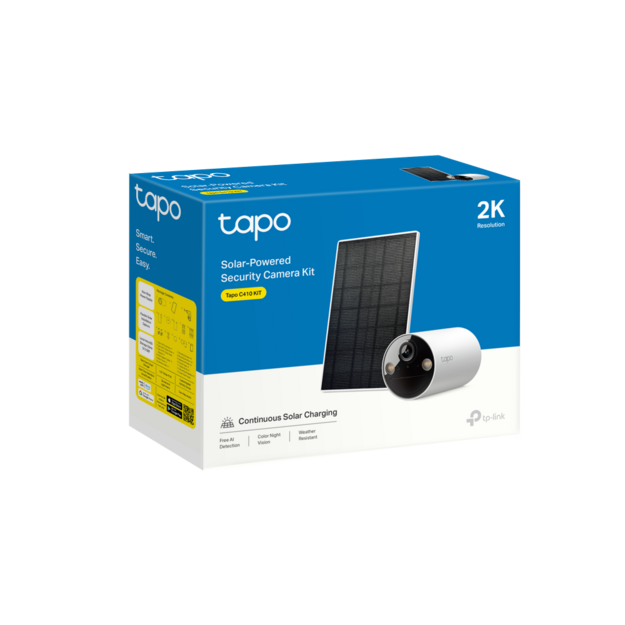TP-Link - Tapo C410 KIT Solar-Powered Security Camera Kit