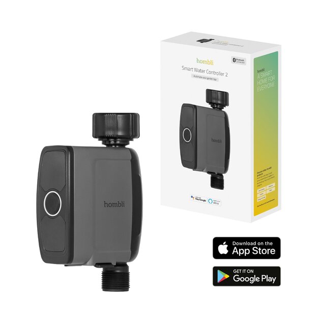 Hombli - Smart Outdoor Bluetooth Water Controller 2 - Black
