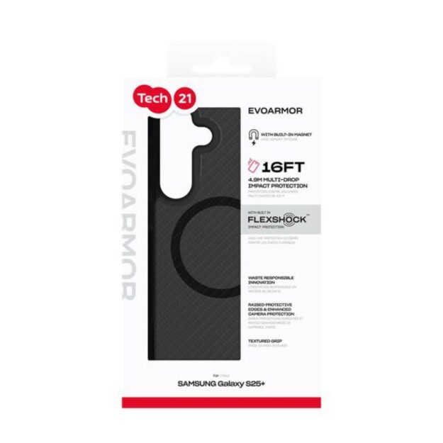 Tech21 - Evo Armor Magnet - Samsung Galaxy S25+ - Black