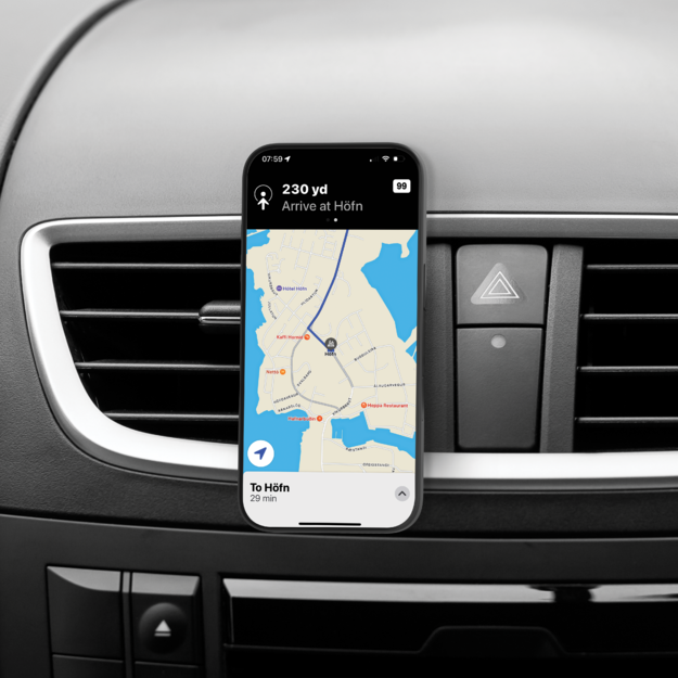 dbramante1928 - Re-charge - Car Holder - MagSafe - Black