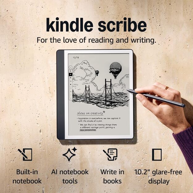 Amazon - Kindle Scribe 2024 (32 GB) Premium Pen NO ADS