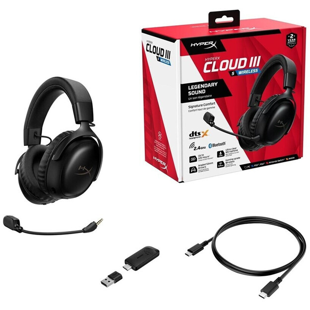 HyperX Cloud III S Wireless Black