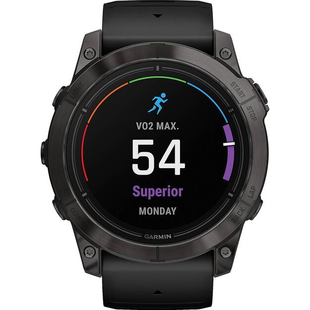 Garmin - Epix Pro (Gen 2) 51mm Sapphire Edition Carbon Gray