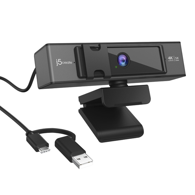J5create - USB 4K Ultra HD Webcam 5x Digital Zoom RC