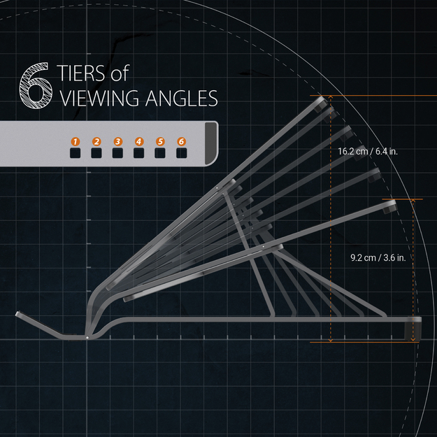 J5create - Laptop Stand With USB 4-Port Hub