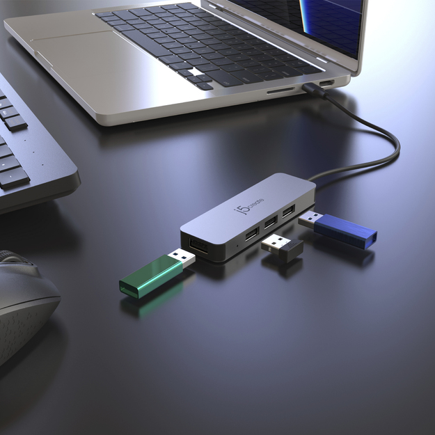 J5create - Laptop Stand With USB 4-Port Hub