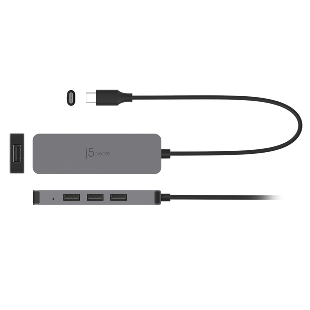 J5create - Laptop Stand With USB 4-Port Hub