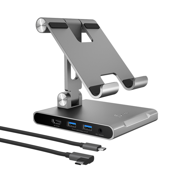 J5create - Multi-Angle Stand With Docking Station For Ipad Pro