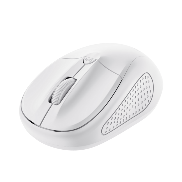 TRUST Primo wireless mouse - Matt White
