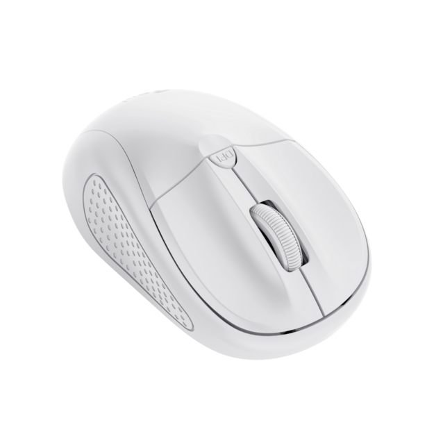 TRUST Primo wireless mouse - Matt White