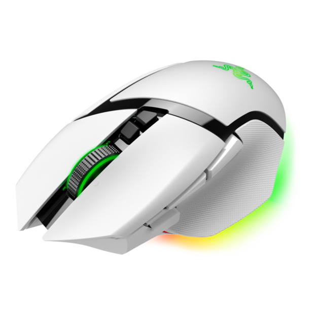 Razer - Basilisk V3 Pro 35K Ergonomic Gaming Mouse - White