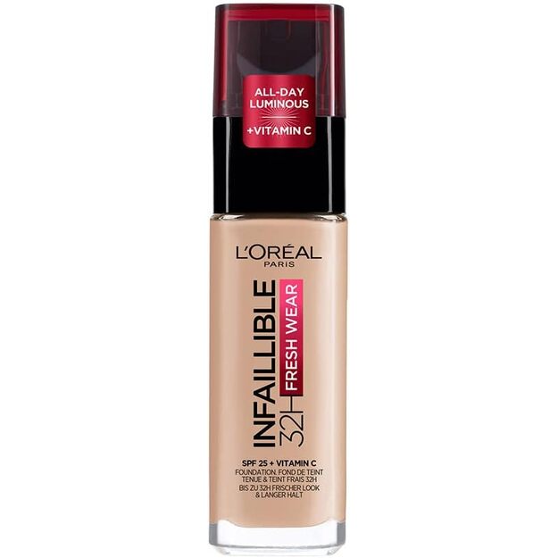 L'Oréal Paris - Infaillible 32H Fresh Wear 235 Cool Undertone foundation - 30 ml