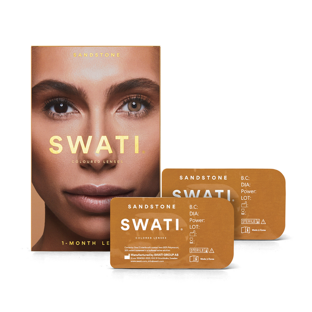 SWATI - Coloured Contact Lenses 1 Month - Sandstone