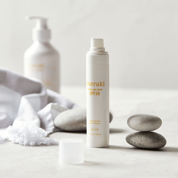 Meraki - Facial sun cream, Mildly scented - h: 14.8 cm, dia: 3 cm