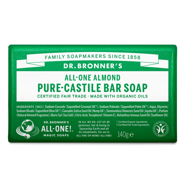Dr. Bronner's - Bar Soap Almond 140 g