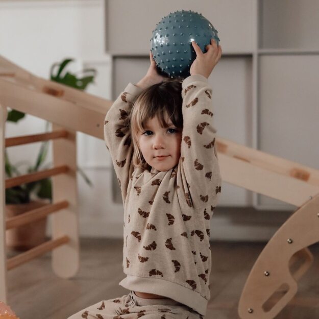 Find that hippo - Sensory Balls - Metallic Blue & Khaki (53100401)