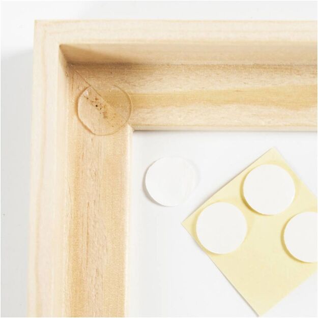 (Bundle) Stretched Canvas with Frame - A4 - size 21x29,7 cm - 280 g - white (257410)